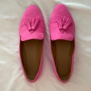 JCrew Factory Pink Loafers